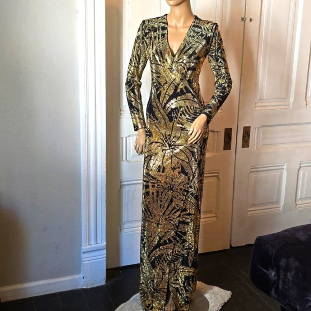 BALMAIN GOLD & BLACK GUILDED LUXURY